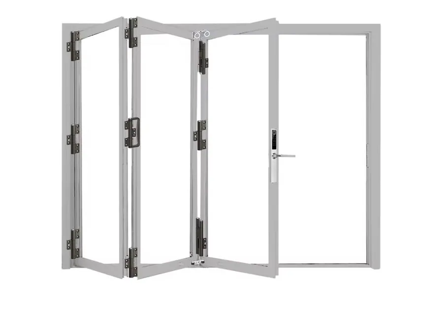 Four-panel set with traffic door